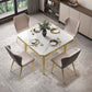 Glam 1/2/5/7 Pieces Dining Set Round Sintered Stone Dining Table for Dining Room Clearhalo 'Dining Room Sets' 'Dining Tables & Seating' 'dining_room_set' 'furn' 'furn_dining_room_set' 'Furniture' 'furniture_dining_room_set' 'Kitchen & Dining Furniture' 'kitchen&dining_furn' 'kitchen' 1200x1200_2e61a2a7-ea68-492e-bb60-670af6eea0e5