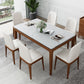 Mid-Century Rectangle Dining Table Stone Top Dining Table for Dining Room Clearhalo 'Dining Tables & Seating' 'Dining Tables' 'dining_table' 'furn' 'furn_dining_table' 'Furniture' 'Kitchen & Dining Furniture' 1200x1200_2e61bdd0-7a93-4b86-a72d-9847e339028b