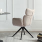 Contemporary Metal Dining Arm Chair Upholstered Dining Side Chair for Home Use Clearhalo ' kitchen&dining_furn' 'Dining Chairs' 'Dining Tables & Seating' 'dining_chair' 'furn' 'furn_dining_chair' 'Furniture' 'furniture_dining_chair' 'Kitchen & Dining Furniture' 'kitchen' 1200x1200_2e623d26-0c1f-4e77-a2f9-d7f22a1a81eb