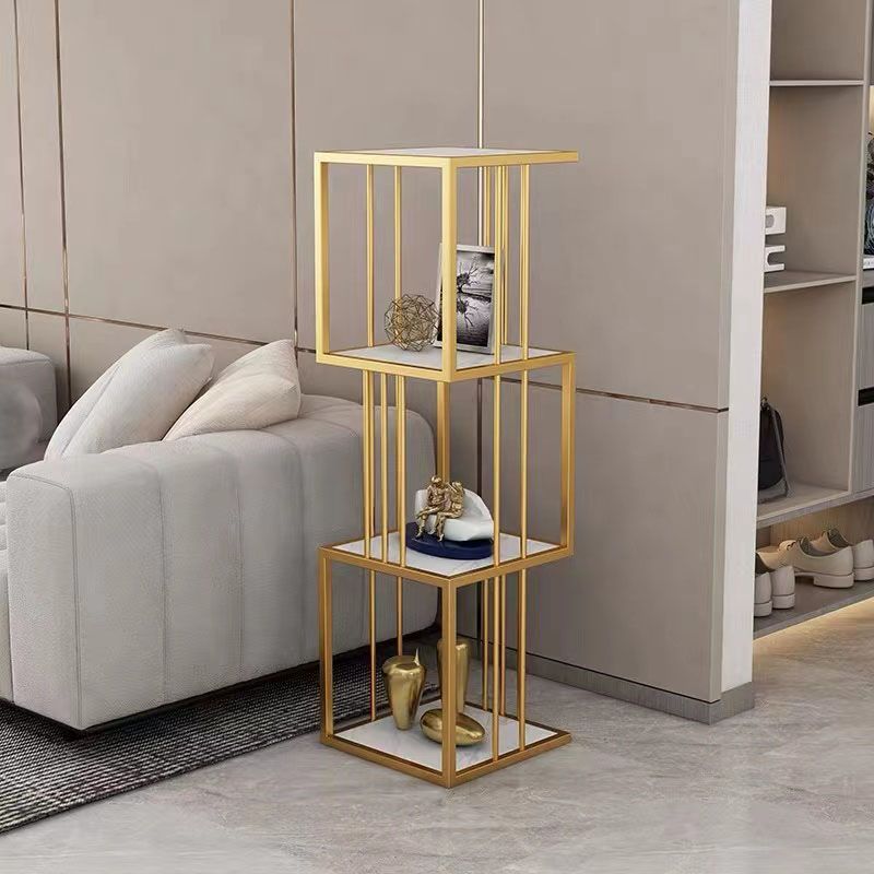 Open Vertical Etagere Bookshelf Industrial Iron Frame Manufactured Wood Shelf Bookshelf Clearhalo 'Bookcases' 'furn' 'furn_bookcases' 'Furniture' 'furniture_bookcases' 'kitchen' 'kitchen_bookcases' 'Living Room Furniture' 'Office Furniture' 1200x1200_2e64cfa0-d1d0-4401-a418-ae608a8960eb
