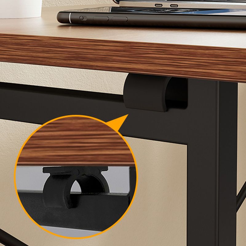 Bureau de bureau contemporain dortoir rectangulaire de bureau avec roues