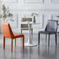 Modern Leather Dining Room Chair Metal Armless Chair for Home Use (Set of 2) Clearhalo ' kitchen&dining_furn' 'Dining Chairs' 'Dining Tables & Seating' 'dining_chair' 'furn' 'furn_dining_chair' 'Furniture' 'furniture_dining_chair' 'Kitchen & Dining Furniture' 'kitchen' 1200x1200_2e6bec04-4a42-4eb8-93c6-6001dbe14a0b