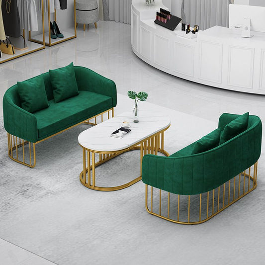 Skandinavischer 29,52 "H -Kissen -Rücken -Sofa Festfarbhänge Arm -Sofa