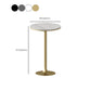 Modern Style Bar Table Set 1/3 Pieces Stone Round Bistro Set for Indoor Clearhalo 'Bar Furniture' 'furn' 'furn_home_bar_bar_sets' 'Furniture' 'Home Bars & Bar Sets' 'home_bar_bar_sets' 'Kitchen & Dining Furniture' 1200x1200_2e6d391c-0044-4469-aa49-ad67eab84ca9