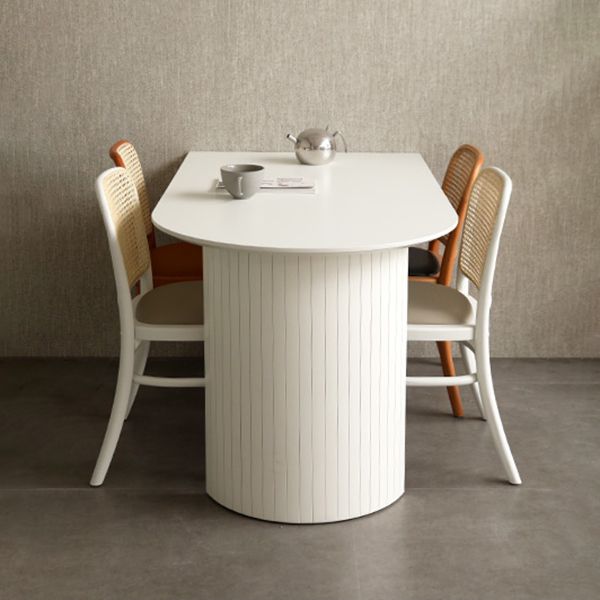 Free Form White Dining Table Sintered Stone Table Contemporary with Double Pedestal Clearhalo ' dining_table' 'Dining Tables & Seating' 'Dining Tables' 'furn' 'furn_dining_table' 'Furniture' 'furniture_dining_table' 'Kitchen & Dining Furniture' 'kitchen&dining_furn' 'kitchen' 'kitchen_dining_table' 1200x1200_2e7009ac-e035-49ae-8569-eb5806ad6391