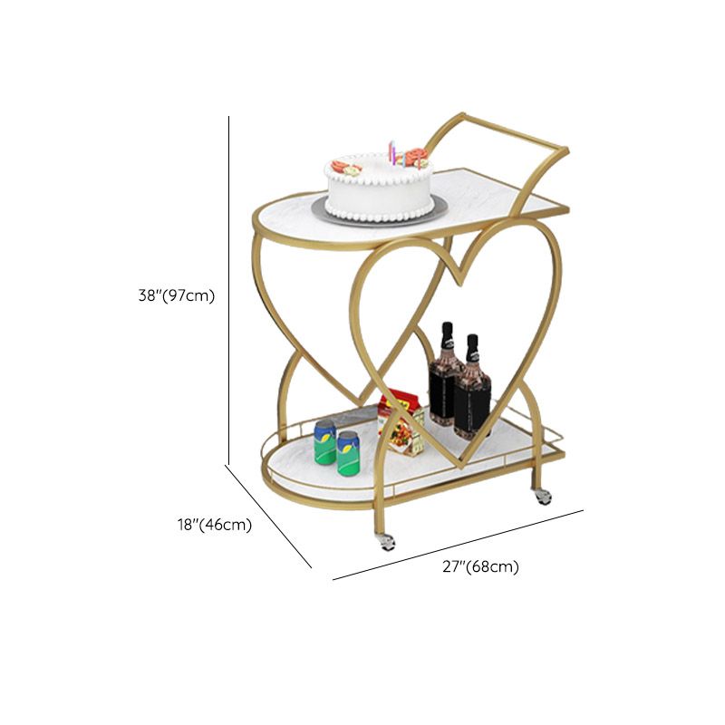 Table de préparation à la maison moderne de stockage ouvert Home Dining Table de préparation