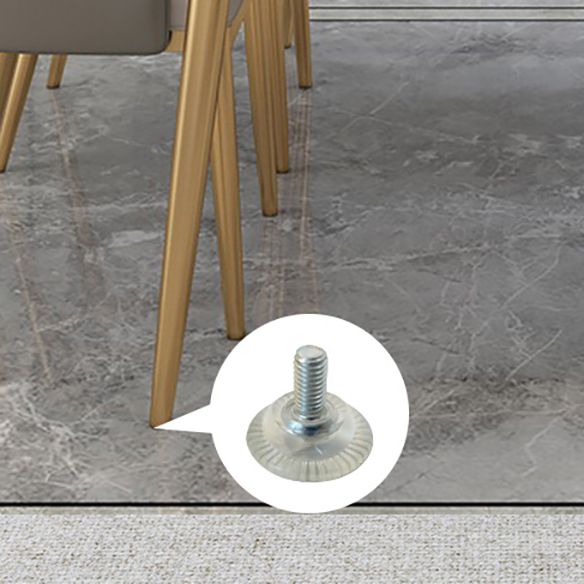 Scandinavian Style Sintered Stone Dining Table Set White Rectangle Home Use Dining Set Clearhalo 'Dining Room Sets' 'Dining Tables & Seating' 'dining_room_set' 'furn' 'furn_dining_room_set' 'Furniture' 'furniture_dining_room_set' 'Kitchen & Dining Furniture' 'kitchen&dining_furn' 'kitchen' 1200x1200_2e710585-f97f-4759-8c2f-0a57d959c78b