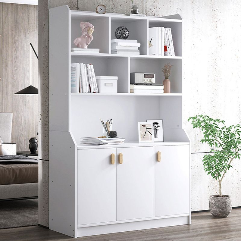 Armoire à accent moderne avec étagères et portes armoires résistantes à l'eau