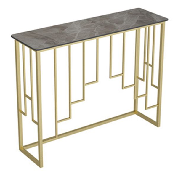 Console in pietra glam tavolo da 12 "w -rettangolo di accento per la sala