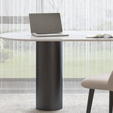 Glam voetstuk Writing Desk White 3 Lads Office Desk met metalen benen