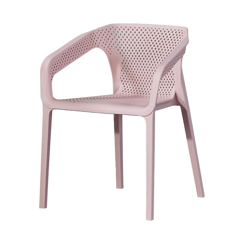 Plastic Scandinavian Arm Chair Kitchen Dining Room Cross Back Chair Clearhalo 'Dining Chairs' 'Dining Tables & Seating' 'dining_chair' 'furn' 'furn_dining_chair' 'Furniture' 'furniture_dining_chair' 'Kitchen & Dining Furniture' 1200x1200_2e766614-6cd7-496a-bd94-c4dfc6406910