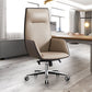 Modern Armless Office Chair Leather Tilt Mechanism No Distressing Desk Chair