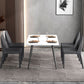 Glam Leather Kitchen and Dining Room Chair Solid Back Chair(Set of 2) Clearhalo 'Dining Chairs' 'Dining Tables & Seating' 'dining_chair' 'furn' 'furn_dining_chair' 'Furniture' 'furniture_dining_chair' 'Kitchen & Dining Furniture' 1200x1200_2e79cc8b-a9fc-48b5-8c92-595ae131675e