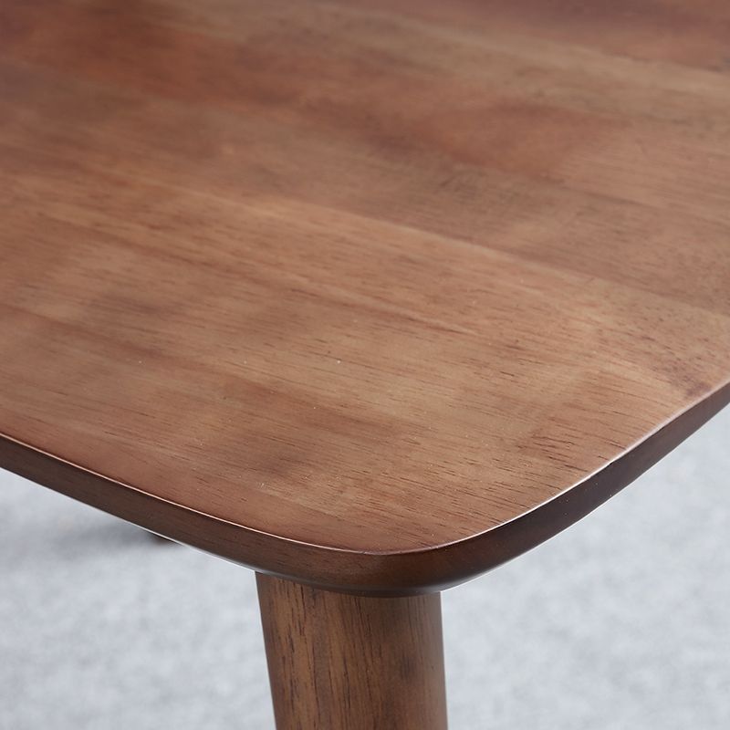 Sedie da pranzo in stile moderno Sedie laterali da pranzo senza braccioli con schienale aperto e gambe in legno