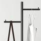 Hall Tree Contemporary Metal Coat Hanger Single Hall Stand avec crochets