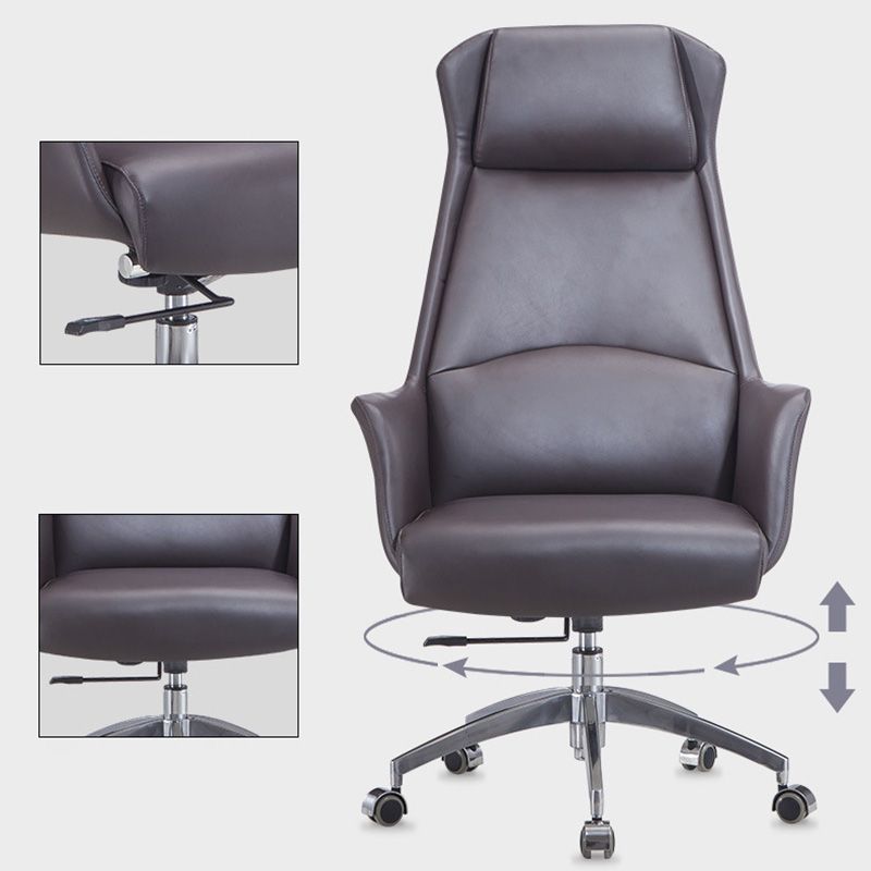 Moderne Ledermanager Stuhl ein verstellbarer lumbaler Support Executive Chair für Office