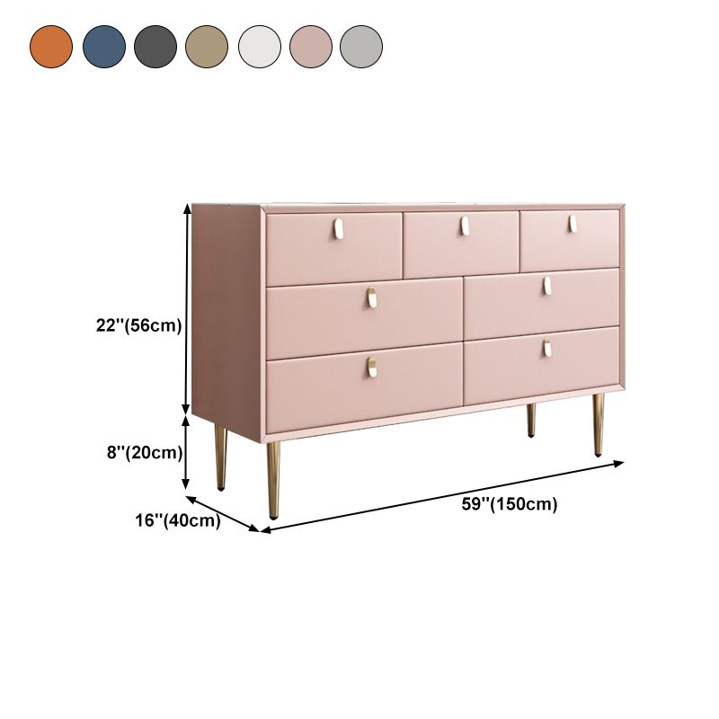 Modern Stone Buffet Sideboard 15.7"D Dining Room Buffet Server with Drawer Clearhalo 'buffet_sideboard' 'Buffets & Sideboards' 'Furniture' 'furniture_buffet_sideboard' 'Kitchen & Dining Furniture' 1200x1200_2e82cdf3-3073-43ca-81bf-3345e9d7c35c