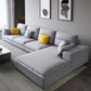 Sezione contemporanea con braccia top a cuscino per 4 persone divano stazionario
