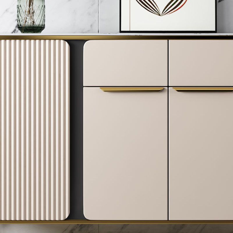 Modernism Sideboard 2 Drawers Server Cabinet with Storage for Dining Room Clearhalo 'buffet_sideboard' 'Buffets & Sideboards' 'furn' 'furn_buffet_sideboard' 'Furniture' 'Kitchen & Dining Furniture' 1200x1200_2e864d24-ba69-48de-bc7f-5d17fd9e05f9