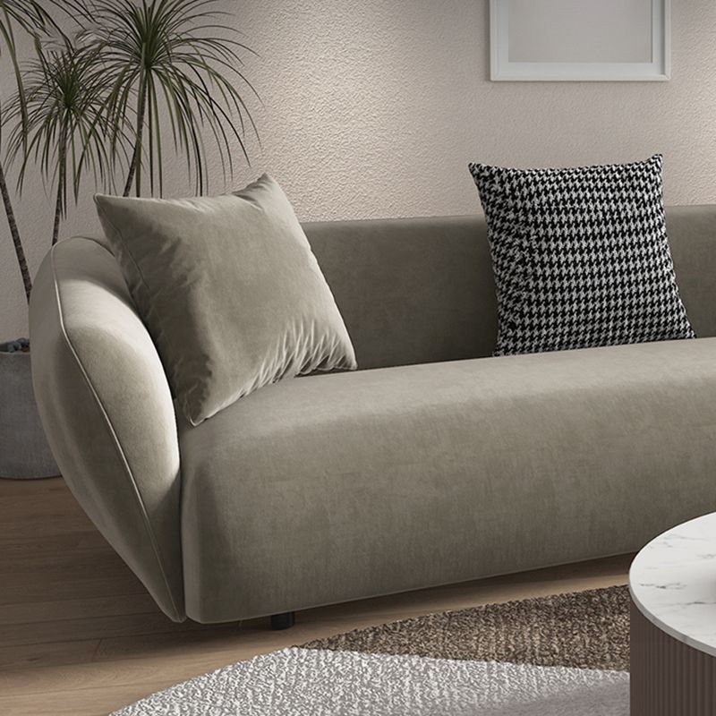 28.3" Linen/Microfiber/Faux Leather Square Arm Sofa& Chaise Lounge for Living Room Clearhalo 'furn' 'furn_sectionals' 'Furniture' 'furniture_sectionals' 'kitchen' 'kitchen_sectionals' 'Living Room Furniture' 'Sectionals' 1200x1200_2e88ce7e-02e6-424f-a83b-31cff69190de