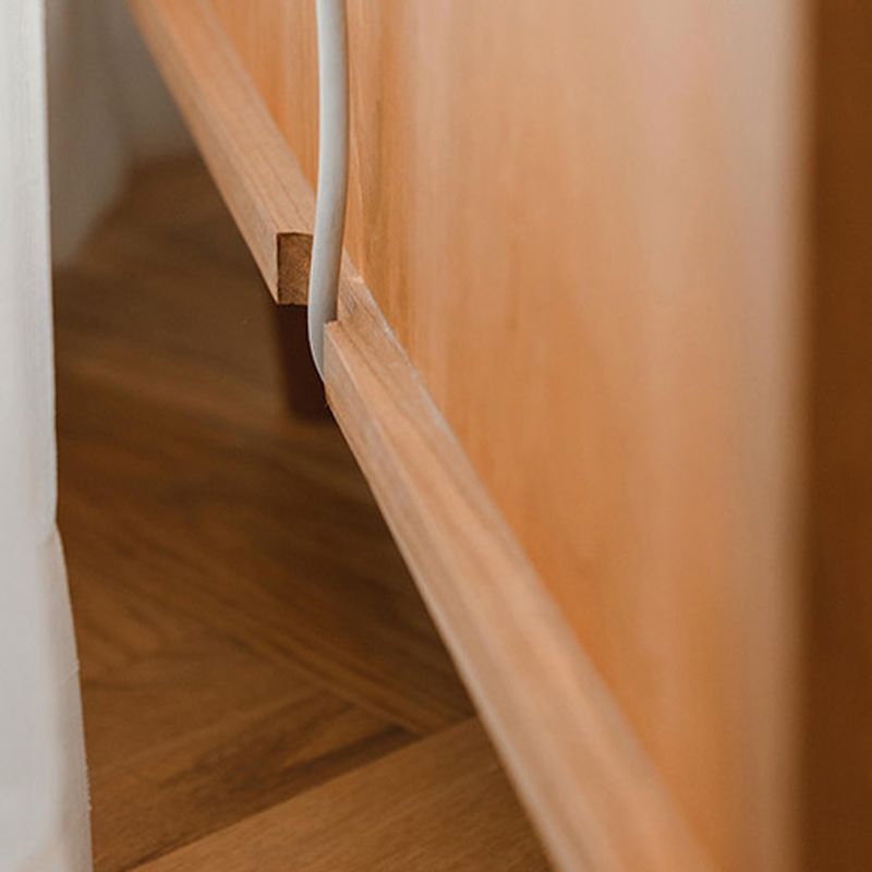 49.5"H Wooden Home Sideboard Modern Rectangular Side Board with Drawer Clearhalo 'buffet_sideboard' 'Buffets & Sideboards' 'furn' 'furn_buffet_sideboard' 'Furniture' 'Kitchen & Dining Furniture' 1200x1200_2e8acfb5-289a-4793-a860-4148d42c86ad