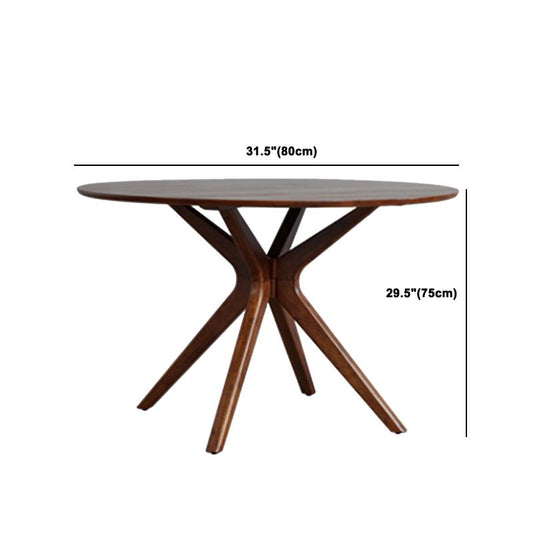 1/2/3/4断片ソリッドウッドダイニングセットモダンパインウッドラウンドテーブル木製の椅子付き