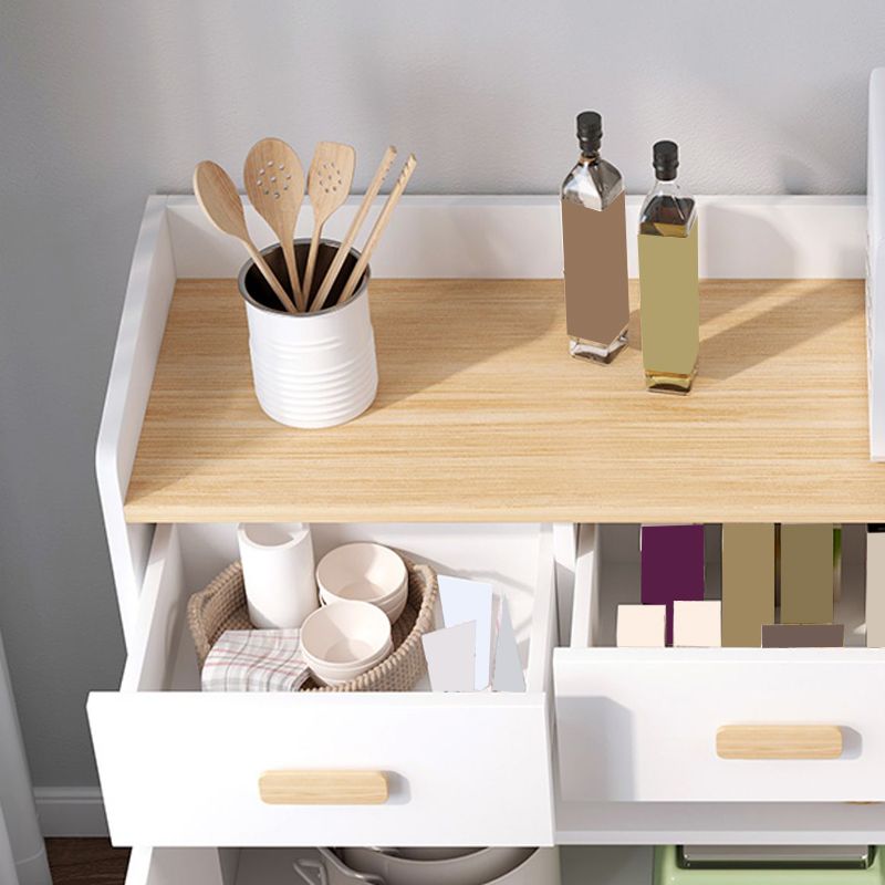 Modern Wood Accent Cabinet with Drawer Rectangle Side Cabinet Clearhalo 'Cabinets & Chests' 'cabinets_chests' 'furn' 'furn_cabinets_chests' 'Furniture' 'Living Room Furniture' 1200x1200_2e8d56da-d7c6-43ea-95cd-9495f1638e0b