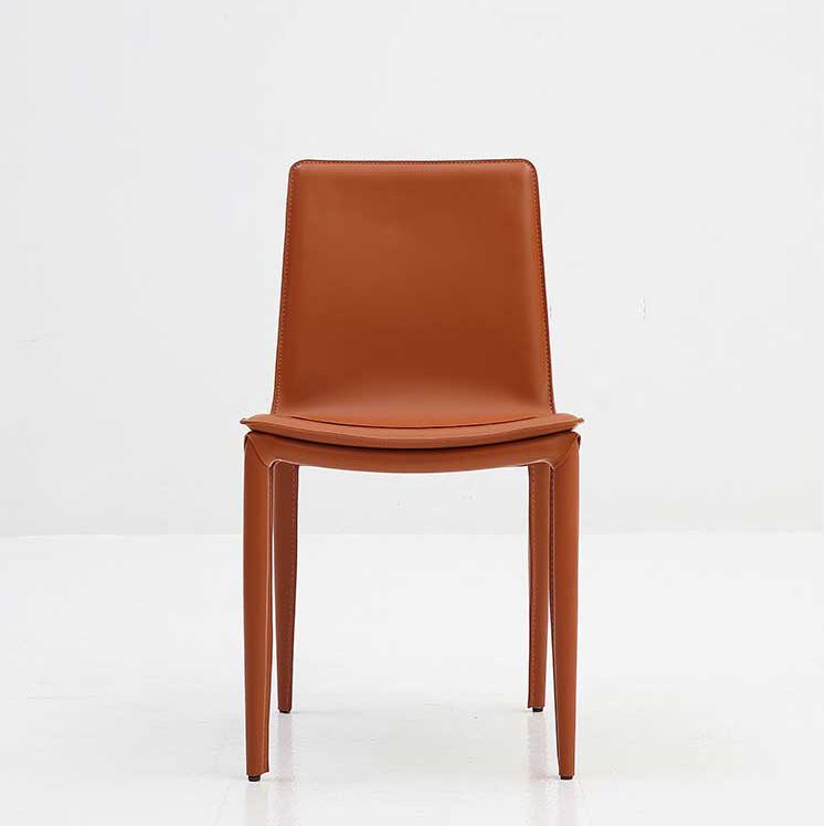 Modern Leather Dining Chairs Armless Dining Chair for Restaurant Use Clearhalo ' kitchen&dining_furn' 'Dining Chairs' 'Dining Tables & Seating' 'dining_chair' 'furn' 'furn_dining_chair' 'Furniture' 'furniture_dining_chair' 'Kitchen & Dining Furniture' 'kitchen' 1200x1200_2e8ed83b-1f01-4fc4-ac72-d8f3521ac353