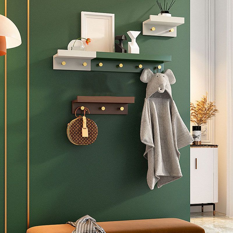 Wall-Mounted Coat Hanger Wood Modern Coat Rack for Living Room Clearhalo 'Entry & Mudroom Furniture' 'furn' 'furn_hall_tree_coat_racks' 'Furniture' 'Hall Trees & Coat Racks' 'hall_tree_coat_racks' 1200x1200_2e8ee0f6-d894-43f6-863e-c8ce9750b722