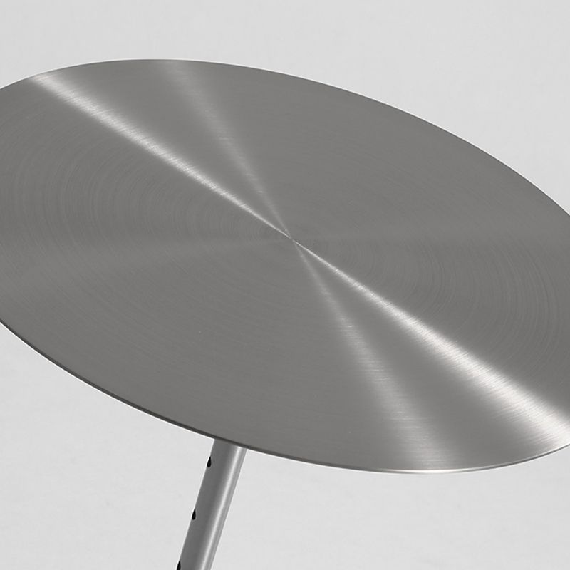 Tavolo da fine della finitura antica piedistallo, tavolo laterale lucido