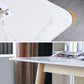 Rectangle Contemporary Dining Table White Sintered Stone Table with Ash Solid Wood Base Clearhalo ' dining_table' 'Dining Tables & Seating' 'Dining Tables' 'furn' 'furn_dining_table' 'Furniture' 'furniture_dining_table' 'Kitchen & Dining Furniture' 'kitchen&dining_furn' 'kitchen' 'kitchen_dining_table' 1200x1200_2e90dac3-c0f5-4277-8bf9-f04561671c09