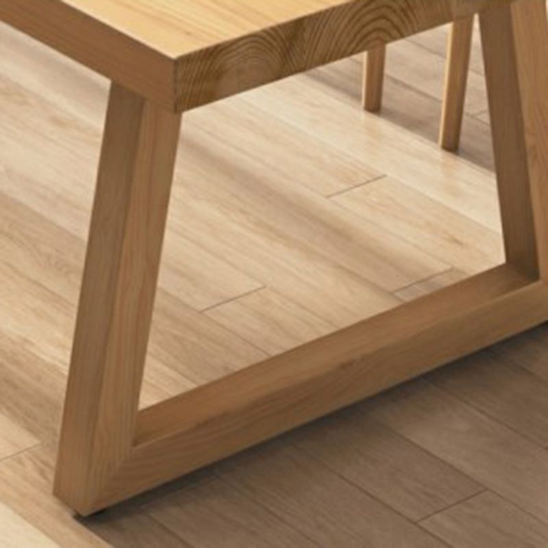 Mesa de comedor de madera rectangular de 1/4 piezas industrial para el comedor para el comedor