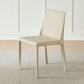 Contemporary Faux Leather Upholstered Dining Room Armless Dining Chair
