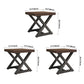 Industrial Square Dining Table Pine Solid Wood Table with Trestle Base Clearhalo ' dining_table' 'Dining Tables & Seating' 'Dining Tables' 'furn' 'furn_dining_table' 'Furniture' 'furniture_dining_table' 'Kitchen & Dining Furniture' 'kitchen&dining_furn' 'kitchen' 'kitchen_dining_table' 1200x1200_2e951be2-edd9-48eb-a978-4a9b2fd1b083