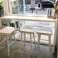 Modern Bar-height Table Solid Wood Top 41.3-inch Height Table Clearhalo 'Bar Furniture' 'Bar Tables' 'bar_tables' 'furn' 'furn_bar_tables' 'Furniture' 'Kitchen & Dining Furniture' 1200x1200_2e9c1a08-3753-46f8-bf6b-12a75856d518