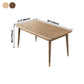 Ash Wood Dining Table Luxury Style 4 Legs Base Solid Wood Table for Dining Room Clearhalo ' dining_table' 'Dining Tables & Seating' 'Dining Tables' 'Furniture' 'furniture_dining_table' 'Kitchen & Dining Furniture' 'kitchen&dining_furn' 'kitchen' 'kitchen_dining_table' 1200x1200_2e9cbef0-c5cb-4ecb-b1d1-3a6f5790f49a