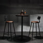 Industrial 1/3/4/5 Pieces Solid Wood Bar Table Set Fixed Table Counter Table Clearhalo 'Bar Furniture' 'furn' 'furn_home_bar_bar_sets' 'Furniture' 'Home Bars & Bar Sets' 'home_bar_bar_sets' 'Kitchen & Dining Furniture' 1200x1200_2e9de06c-8eba-4a33-9846-3fe374208698