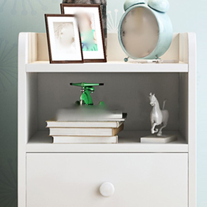 Platos modernos Camino de noche Mesa nocturna de almacenamiento de cajones de 20 ''