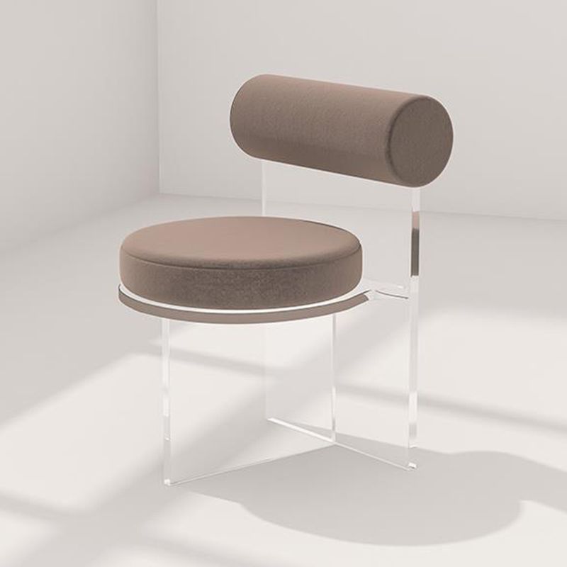 Estilo contemporáneo 1/2/4/6 Piezas Sillas de comedor Muebles de piedra rectangulares en blanco