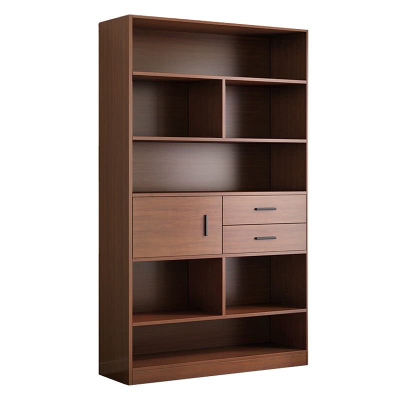 Libreria in legno ingegnerizzato multi -scaffali standard moderno libreria, 9,5 "w x 71,3" h