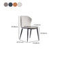 Leather Contemporary Style Dining Chair Matte Finish Wingback Side Chair Clearhalo 'Dining Chairs' 'Dining Tables & Seating' 'dining_chair' 'furn' 'furn_dining_chair' 'Furniture' 'furniture_dining_chair' 'Kitchen & Dining Furniture' 1200x1200_2ea50ecd-d965-4349-8132-c825234c4183