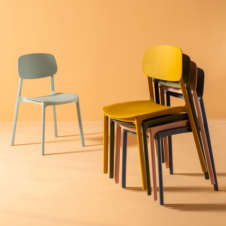 Multicolor Contemporary Style Side Chair Set Open Back Side Dining Chair Clearhalo ' kitchen&dining_furn' 'Dining Chairs' 'Dining Tables & Seating' 'dining_chair' 'furn' 'furn_dining_chair' 'Furniture' 'furniture_dining_chair' 'Kitchen & Dining Furniture' 'kitchen' 1200x1200_2ea826d7-0875-4000-bd98-9a83cd6415b1