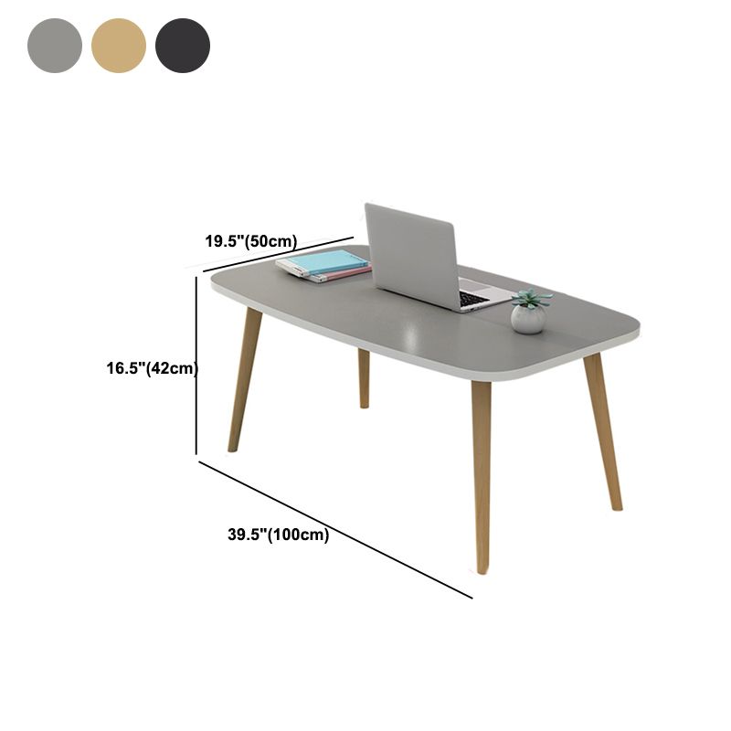 MODERNE 16,5 "de haut 4 jambes Rectangular Table Table Tableau basse