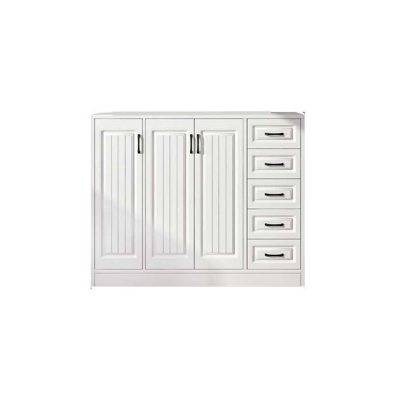 Serveur de restauration en bois blanc d'ingénierie serveur de buffet moderne avec tiroirs