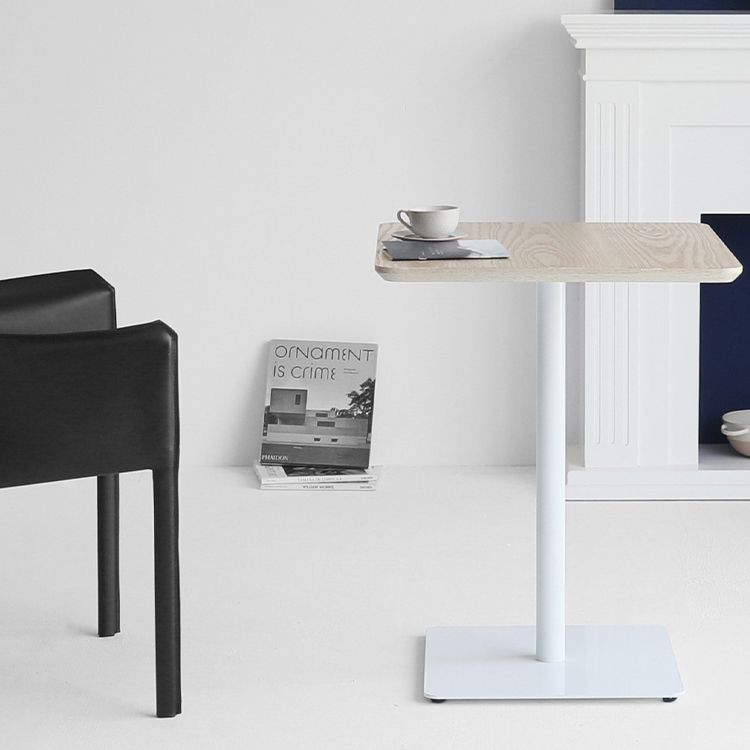 Metal Industrial Square Dining Table Solid Wood Top Indoor Table with Pedestal Base Clearhalo ' dining_table' 'Dining Tables & Seating' 'Dining Tables' 'furn' 'furn_dining_table' 'Furniture' 'furniture_dining_table' 'Kitchen & Dining Furniture' 'kitchen&dining_furn' 'kitchen' 'kitchen_dining_table' 1200x1200_2eb25d34-350e-4a38-b589-a598870dba89
