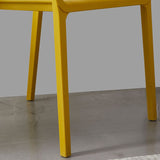 Modern Style Plastic Dining Armchair Open Back Stackable Dining Arm Chair