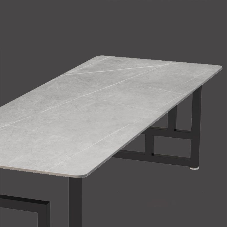 Rectangular Home Writing Desk Industrial Style Stone Office Desk Clearhalo 'furn' 'furn_office_desk' 'Furniture' 'Office Desks' 'Office Furniture' 'office_desk' 1200x1200_2eb499aa-e0ed-48d0-95fb-ad40ba5e1707