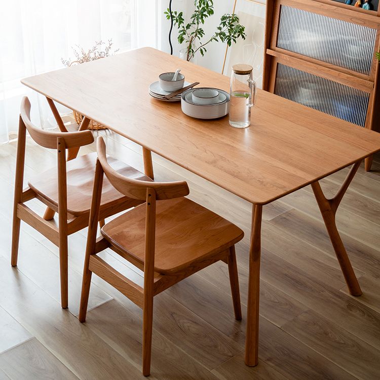 Modern Style Rectangle 4-foot Home Furniture Solid Wood Dining Room Collection Clearhalo ' dining_table' 'Dining Tables & Seating' 'Dining Tables' 'furn' 'furn_dining_table' 'Furniture' 'furniture_dining_table' 'Kitchen & Dining Furniture' 'kitchen&dining_furn' 'kitchen' 'kitchen_dining_table' 1200x1200_2eb53272-d26f-4d41-afc5-7b90d7389817