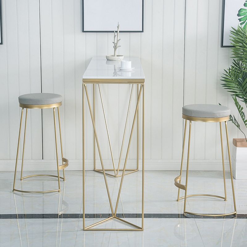 Conjunto de comedor de pub contemporáneo 1/2/3 Piezas taburete de bar y mesa