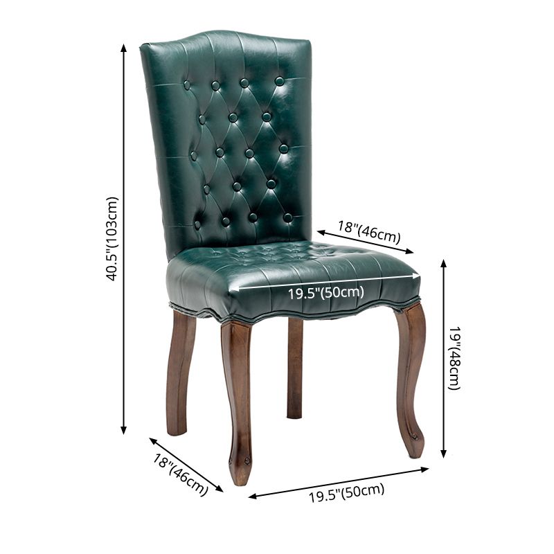 Wood Traditional Dining Side Chair with Color Cushion Parsons Chair for Home Clearhalo ' kitchen&dining_furn' 'Dining Chairs' 'Dining Tables & Seating' 'dining_chair' 'furn' 'furn_dining_chair' 'Furniture' 'furniture_dining_chair' 'Kitchen & Dining Furniture' 'kitchen' 1200x1200_2eb8265c-979c-4a96-80a8-a4f10659e44f